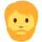 Person- Beard emoji on Twitter